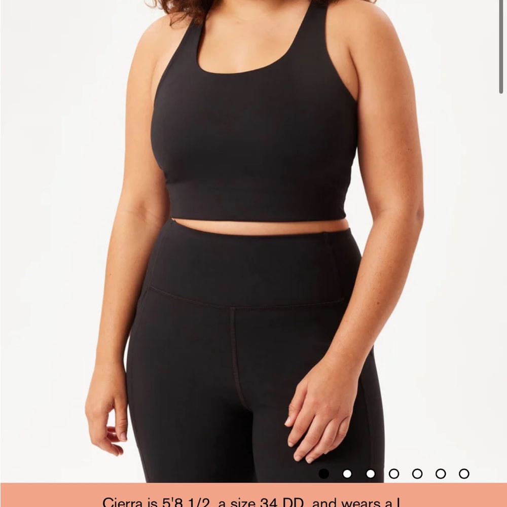 Girlfriend collective Paloma racerback bra